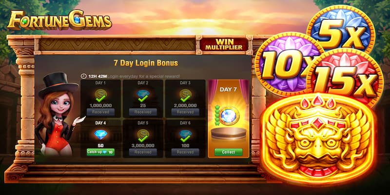 Bong vip - Rinh thưởng khủng từ siêu phẩm nổ hũ Fortune Gems