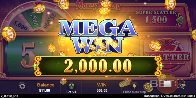 Money Coming tại Mana88: Game slot có cơ chế trả thưởng lạ